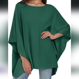 Nwt Puli Sweater Poncho Sea Green